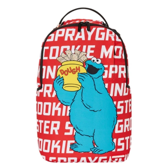 Sprayground COOKIE MONSTER BIG DOUGH DLXSR BACKPACK - Picture 1 of 16